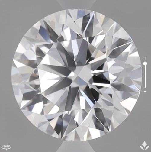 1.27 Carat Round Lab Created Diamond