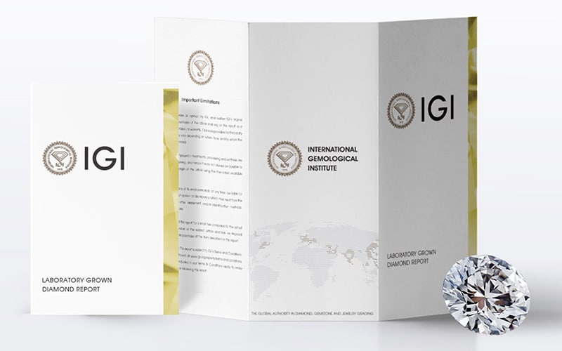IGI report with a diamond