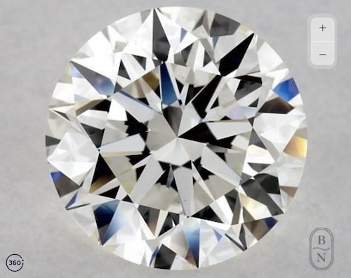 An example of a diamond which isn't well cut from Blue Nile