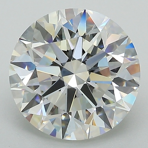3.45 ct H IF Round Cut Lab Grown Diamond