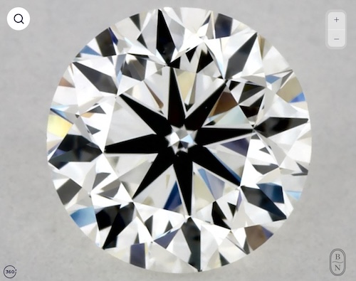 GIA 1.01 Carat H-VS2 Very Good Cut Round Diamond